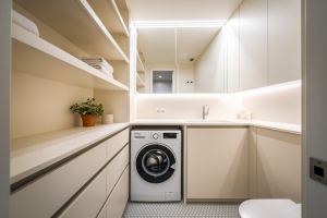 Petite Salle de Bain avec Machine à Laver : Astuces d&rsquo;Aménagement et Solutions Gain de Place