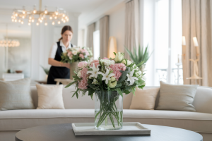 salon-moderne-decorateur-flou-fleurs