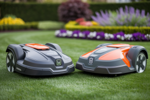 Robot Tondeuse Honda ou Husqvarna : Comparatif 2025
