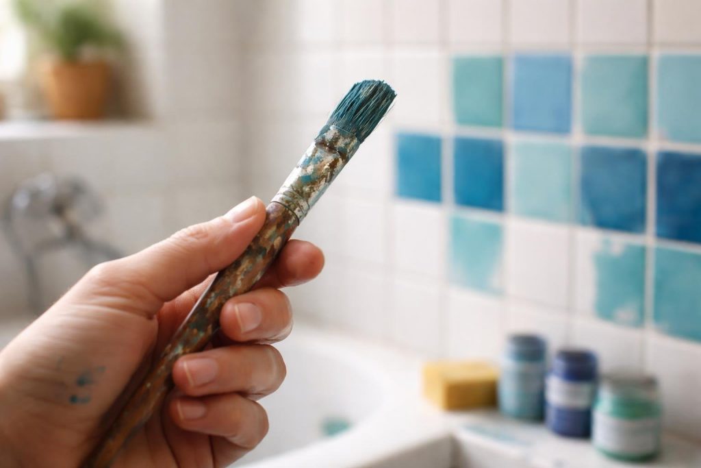Peindre des Faïences de Salle de Bain : 3 Erreurs à Éviter