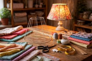Faire un Abat-Jour en Tissu sans Polyphane : Étapes Simples