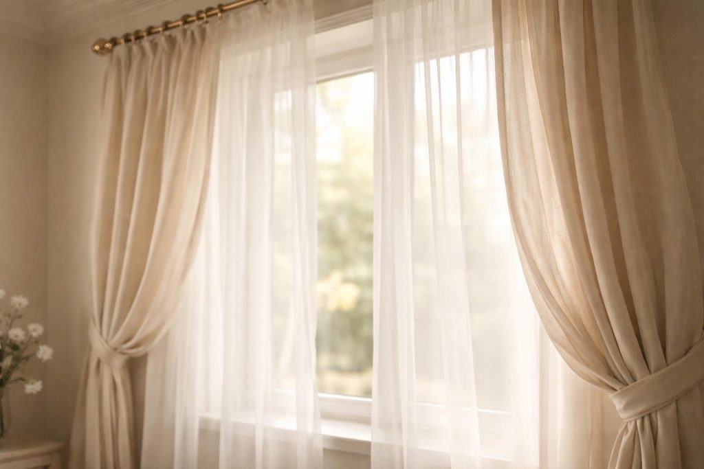 Comment Mettre Rideaux et Voilage sur la Même Tringle : 3 Façons Simples